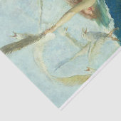 Een zeemeermin wordt door zeemijlen gemobiliseerd  tissuepapier (Detail)