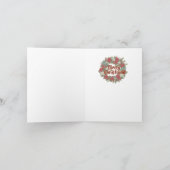 Een zeemeerminnen kerstwensen kaart (Binnen)