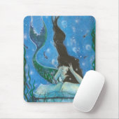 Een zeemeerminnenstraat muismat (Met muis)