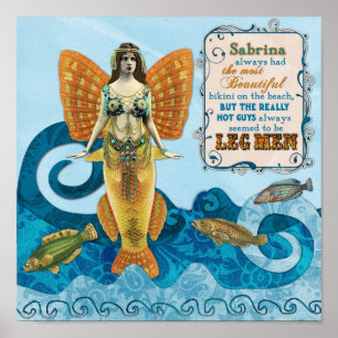 Een zeemeerminnentranen poster