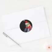 Een zeer berry-Kerst sticker (Envelop)