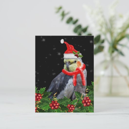 Een zeer bessen kerst Kaart (Staand voorkant)