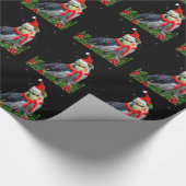 Een zeer bruisend kerstpapier cadeaupapier (Hoek)