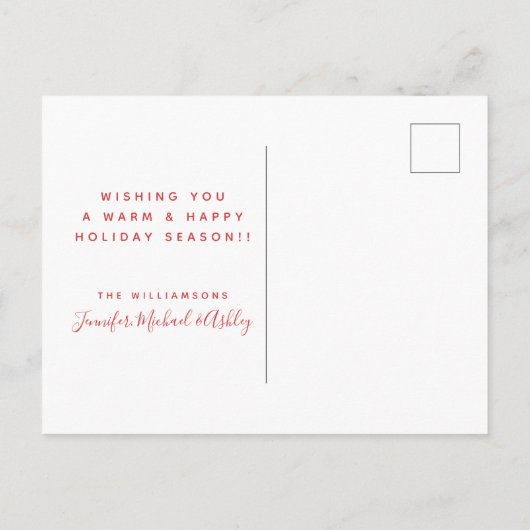 Een zeer Cactus kerstboom Briefkaart (Achterkant)