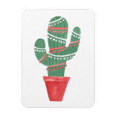 Een zeer Cactus kerstboom Magneet (Verticaal)