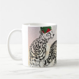 Een zeer Cheetah-kerstfeest Koffiemok