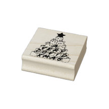 Een zeer covid Kerstmis toiletpapier boom hout