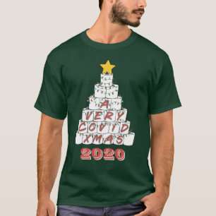 Een zeer COVID Xmas Funny 2020 Toilet Paper Tree M T-shirt