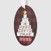 Een zeer COVID Xmas Grappige 2020 toiletpapier boo Ornament (voorkant)