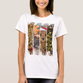 Een zeer doggy Christmas Brush Stroke T-shirt (Voorkant)