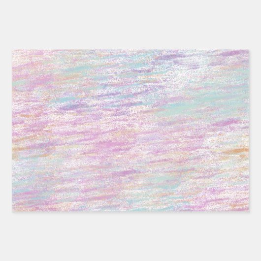 Een zeer eenhoorn Sparkle Glitter Goud Roze Kerstm Inpakpapier Vel (Voorkant 2)