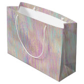 Een zeer eenhoorn sprankeling Glitzy Goud Roze Ker Groot Cadeauzakje (Achterkant Gekanteld)