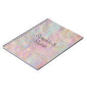 Een zeer eenhoorn sprankeling Glitzy Goud Roze Ker Notitieboek (Linkerzijde)