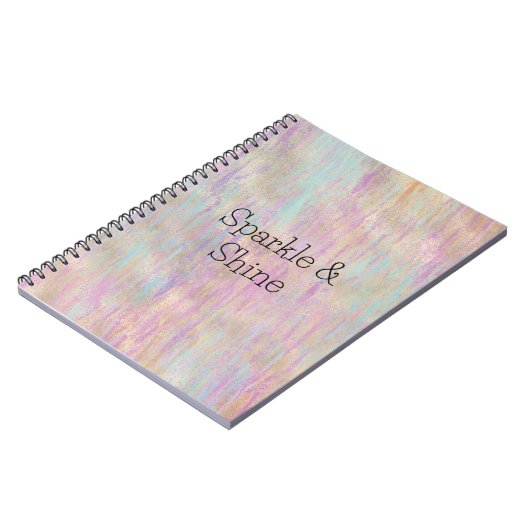 Een zeer eenhoorn sprankeling Glitzy Goud Roze Ker Notitieboek (Linkerzijde)