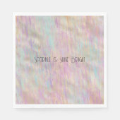 Een zeer eenhoorn sprankeling Glitzy Goud Roze Ker Servet (Voorkant)