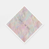 Een zeer eenhoorn sprankeling Glitzy Goud Roze Ker Servet (Hoek)