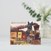 "Een zeer ernstige wending" Briefkaart (Staand voorkant)