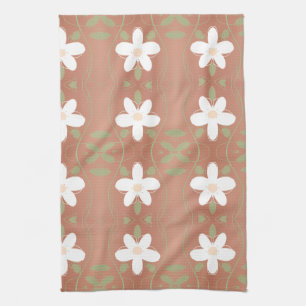 Een zeer Fancy theedoek met honingbruinen