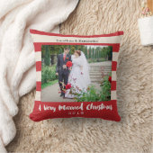 Een zeer gehuwde Kerstmis, foto op maat Kussen (Deken)