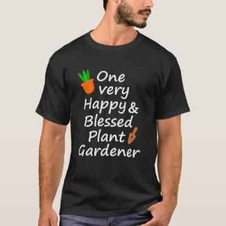 Een zeer gelukkige en gezegende tuinman t-shirt