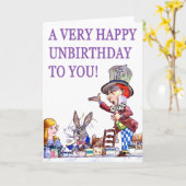 Een zeer Gelukkige Unbirthday aan u Kaart (Gele Bloem)