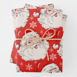 Een zeer gevlekte kerstinpakken inpakpapier vel