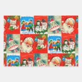 Een zeer gevlekte kerstinpakken inpakpapier vel (Voorkant 3)