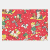 Een zeer gevlekte kerstinpakken inpakpapier vel (Voorkant 2)