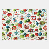 Een zeer gevlekte kerstinpakken inpakpapier vel (Voorkant 2)