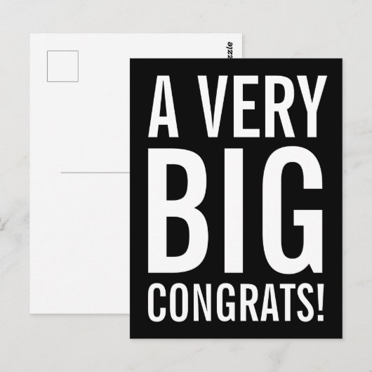 Een zeer groot Briefkaart (Voorkant / Achterkant)