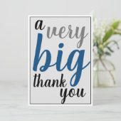 Een zeer grote dank aan het Kantoor Man van waarde Bedankkaart (Staand voorkant)