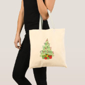 Een zeer kerstboom en cadeaus tote bag (Voorkant (product))