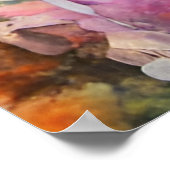 Een zeer kleurrijk paard poster (Hoek)