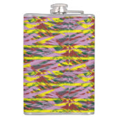 Een zeer kleurrijk patroon met veel verschillende  heupfles (Achterkant)