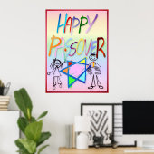 Een zeer kleurrijk Poster (Thuiskantoor)