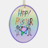 Een zeer kleurrijke passeerversiering keramisch ornament (Rechts)