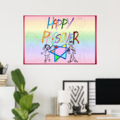 Een zeer kleurrijke Poster (Thuiskantoor)