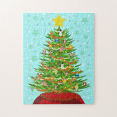 Een zeer Macabre kerstboom Puzzle Legpuzzel (Verticaal)