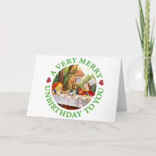 EEN ZEER MERRY UNBIRTHDAY VOOR U! FEESTDAGEN KAART