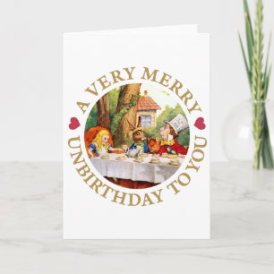 EEN ZEER MERRY UNBIRTHDAY VOOR U! FEESTDAGEN KAART