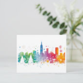 Een zeer New Yorkse vakantie - Ontwerp 1 Feestdagenkaart (Staand voorkant)