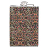 Een zeer patroon met veel verschillende kleuren heupfles (Achterkant)