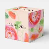 Een zeer prachtige PastelWedding Guest Favor Box Bedankdoosjes (Achterkant)