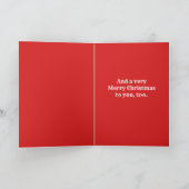 Een zeer prettige ChiPin-kerstkaart Feestdagen Kaart (Binnen)