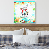 Een zeer prettige verjaardag canvas afdruk (Insitu (Slaapkamer))