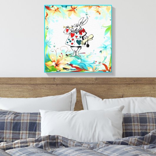 Een zeer prettige verjaardag canvas afdruk (Insitu (Slaapkamer))