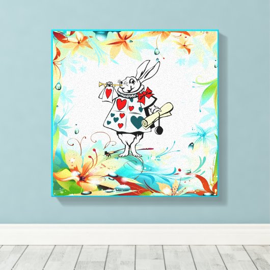 Een zeer prettige verjaardag canvas afdruk (Insitu (Houten vloer))