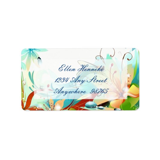 Een zeer prettige verjaardag etiket (Voorkant)