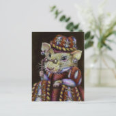 Een zeer respectabele rat briefkaart (Staand voorkant)