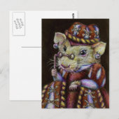 Een zeer respectabele rat briefkaart (Voorkant / Achterkant)